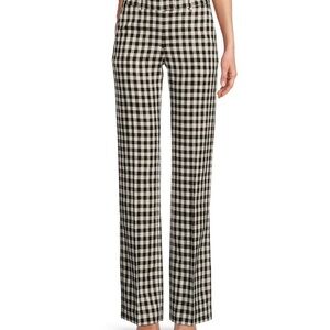 NWT Tara Jarmon Gingham Peter Pants